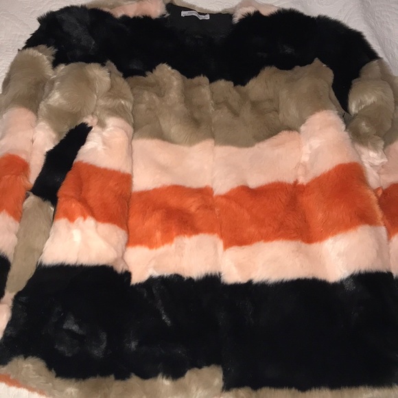 Zara multicolor aux fur - Picture 4 of 8